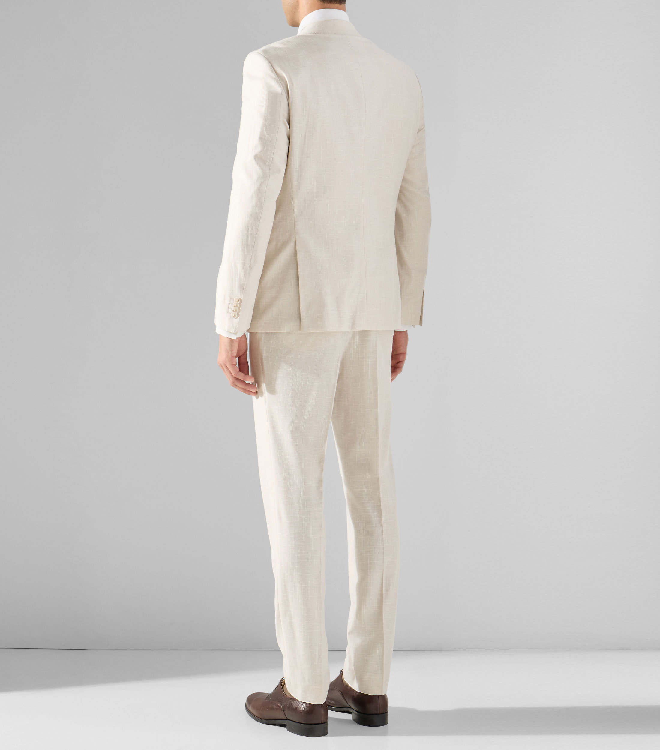 Traje corte regular liso Hombre